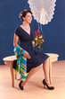 Foto: Elegante Frau im Sommerkleid Elegante Frau im Sommerkleid