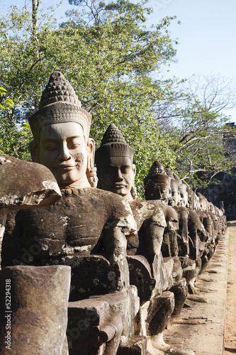 Photo: Angkor Tom entrance Angkor Tom entrance