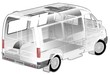 Vector: Vector delivery / cargo van infographics cutaway Vector delivery / cargo van infographics cutaway
