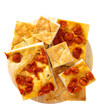 Photo: Focaccia ligure con pomodorini e sale Focaccia ligure con pomodorini e sale