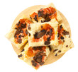 Pizza con prosciutto e funghi