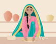 making roti