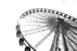 Riesenrad am Brighton Pier schwarz weiß