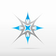 Silver Blue Abstract Vector Lo...