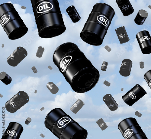 Illustration: Falling Oil Falling Oil