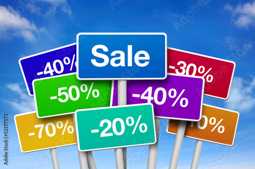 Illustration: Schilder Sale Schilder Sale