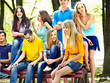 Photo: Group student with book outdoor. Group student with book outdoor.