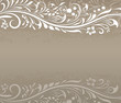 Abstract floral vintage beige background
