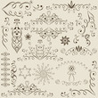 Vintage calligraphic vector design elements