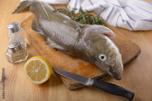 Photo: Raw cod Raw cod