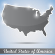 shiny icon in form of USA