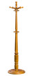 Wooden coat rack