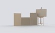 Easels and cancas boarrd