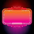 Illustration : Illustration of Pink Retro Marquee Illustration of Pink Retro Marquee