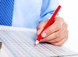 Foto: Writing business people. Writing business people.