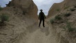 Video: Adult male walking through Cappadocia Adult male walking through Cappadocia