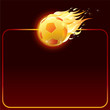 Illustration: Fiery Soccer Ball Fiery Soccer Ball
