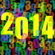 2014 new year vector illustration