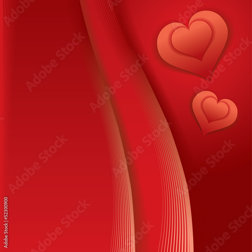 Illustration: Valentine`s Day card Valentine`s Day card