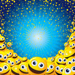 Illustration: Smiley Background Smiley Background