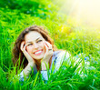Beautiful Young Woman Outdoors. Enjoy Nature