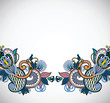 Vector: vintage ornamental template vintage ornamental template