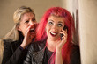 Photo: Yelling at Teenage Girl on Phone Yelling at Teenage Girl on Phone