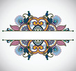 Vector: vintage ornamental template vintage ornamental template