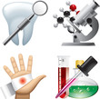 Set of medical icons