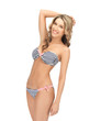 beautiful woman in bikini