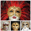 Photo: venetian carnival masks collage venetian carnival masks collage
