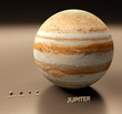Illustration: Jupiter with Moons Jupiter with Moons
