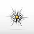 Acute Star Abstract Black Logo...