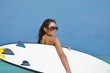 Photo: beautiful woman relax on tropical beach beautiful woman relax on tropical beach