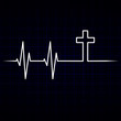 Vector: kardiogramm herzschlag kreuz I kardiogramm herzschlag kreuz I