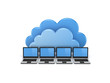 Cloud computing concept.