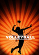 Volleyball background