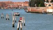 Ferry crossing the laguna of Venice