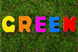Alphabet Letters In Grass