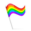 Vector illustration of colorful flag