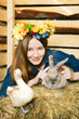 Girl With Rabbit
