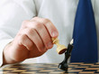 Man playing chess