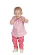 Adorable baby beating the disease