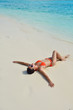 Foto: beautiful gril on beach have fun beautiful gril on beach have fun