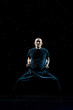 Asian Man practicing Kung Fu