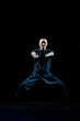Asian man practicing Kung Fu
