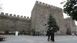 Castle and street scenic time lapse