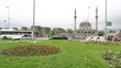 City traffic pan shoot