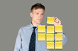 Photo: business man notes business man notes