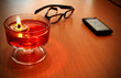 The Candle Light With Glasses ...